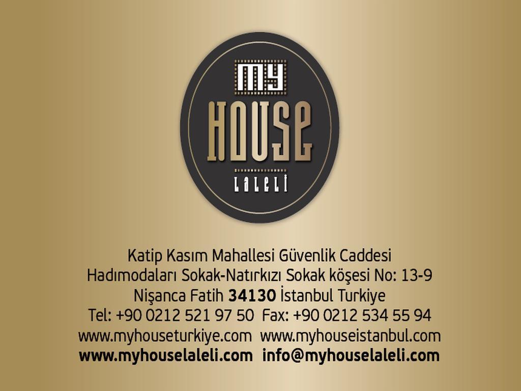 My House Laleli Hotel Istanbul Eksteriør billede